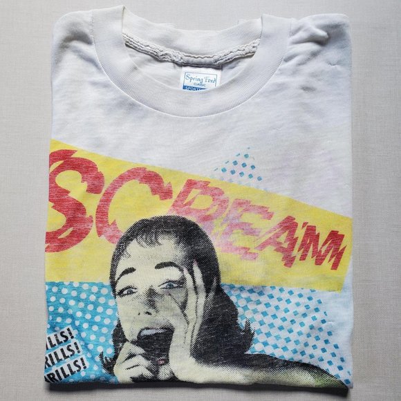 Rare Vintage 80s Poison Band Tee 1989 Scream Tour - Picture 3 of 16